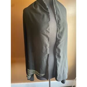 Embellished Middle Eastern Scarf Black GUC
